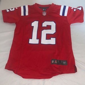 Tom Brady boys Nike on field size small jersey
